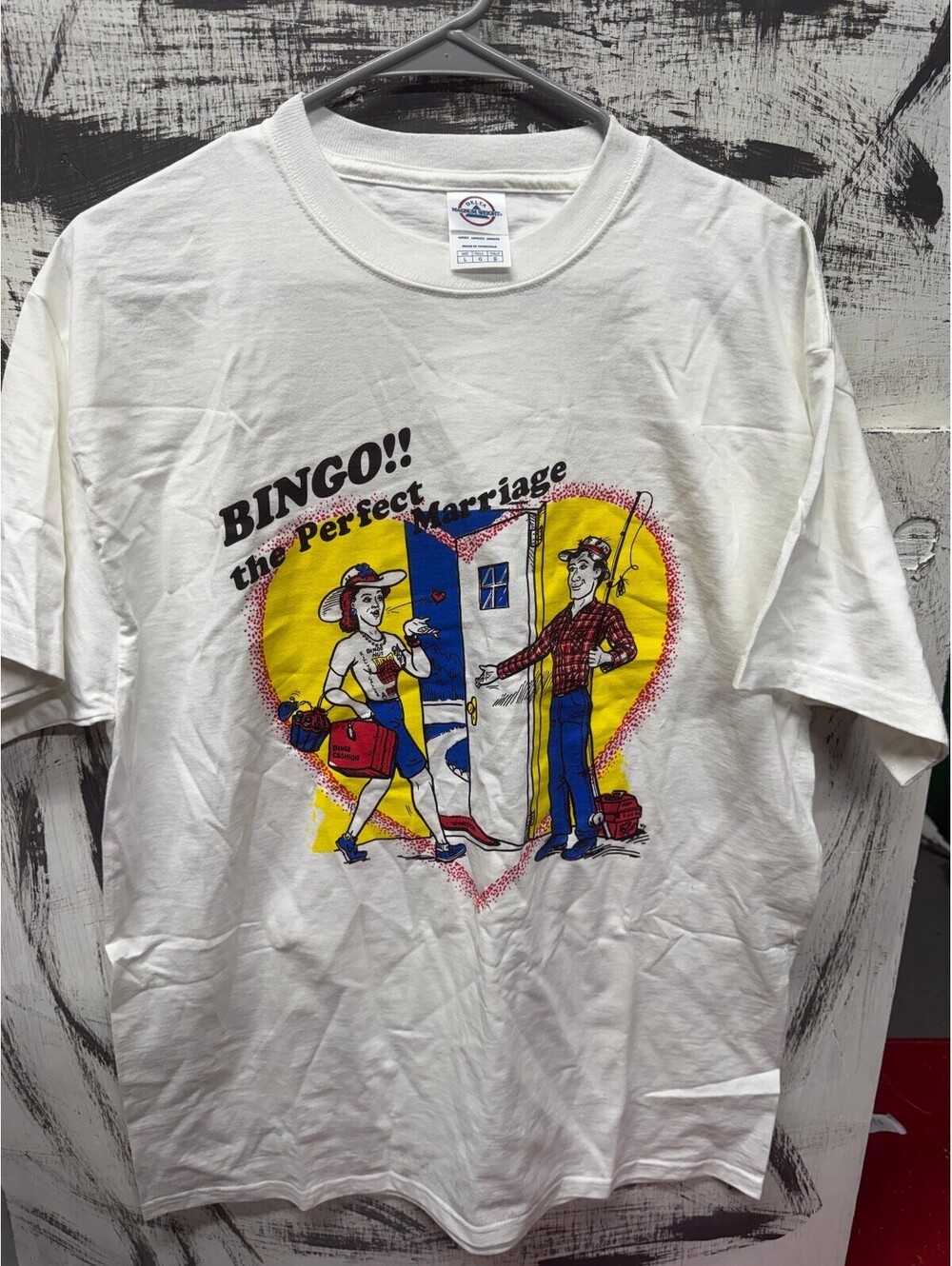 bingo the perfect marriage gag shirt x fishing x bingo